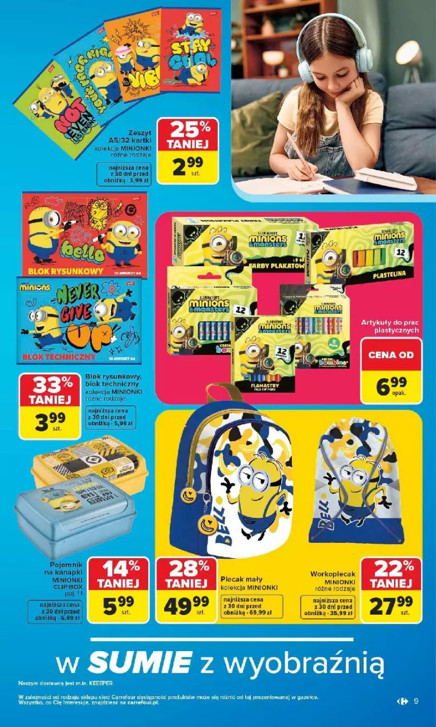 Gazetka promocyjna Carrefour - Gazetka Carrefour SZKOŁA nowy sezon - ważna 27.07 do 12.09.2026 - strona 10 - produkty: Plecak