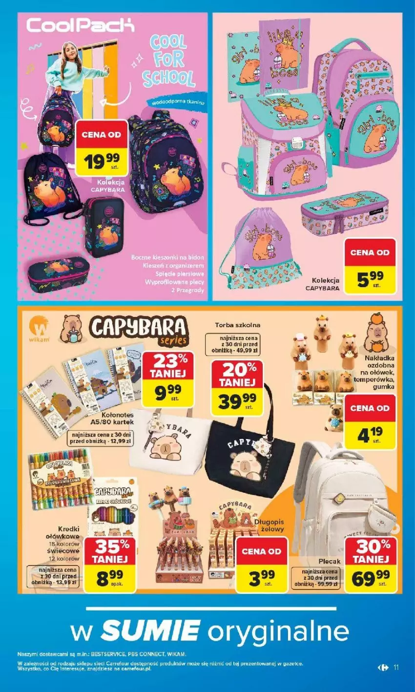 Gazetka promocyjna Carrefour - Gazetka Carrefour SZKOŁA nowy sezon - ważna 27.07 do 12.09.2026 - strona 12 - produkty: Torba