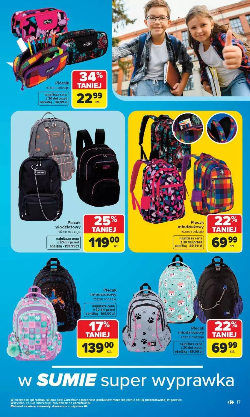 Gazetka promocyjna Carrefour - Gazetka Carrefour SZKOŁA nowy sezon - ważna 27.07 do 12.09.2026 - strona 18 - produkty: Piórnik, Plecak