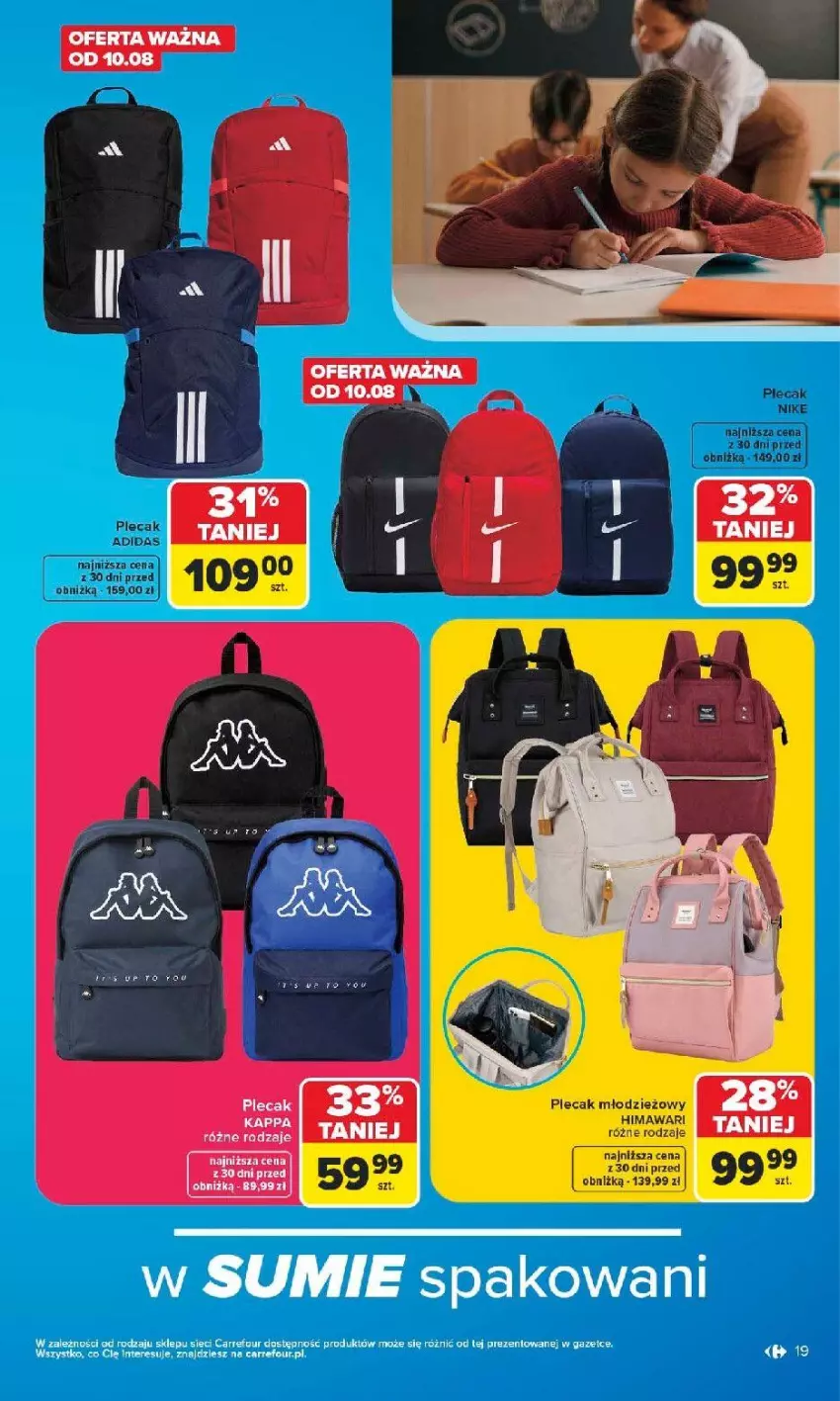 Gazetka promocyjna Carrefour - Gazetka Carrefour SZKOŁA nowy sezon - ważna 27.07 do 12.09.2026 - strona 20 - produkty: Plecak