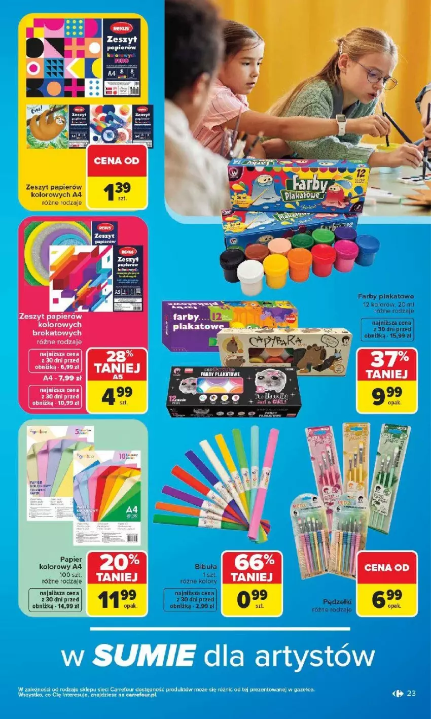 Gazetka promocyjna Carrefour - Gazetka Carrefour SZKOŁA nowy sezon - ważna 27.07 do 12.09.2026 - strona 24 - produkty: Fa, Papier