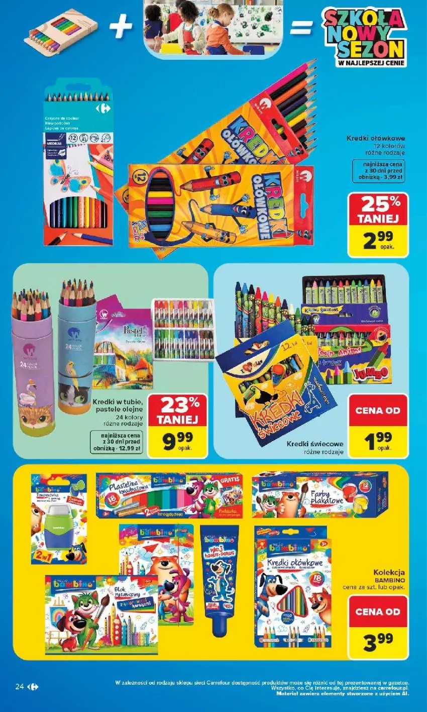 Gazetka promocyjna Carrefour - Gazetka Carrefour SZKOŁA nowy sezon - ważna 27.07 do 12.09.2026 - strona 25 - produkty: Olej, Pastele olejne
