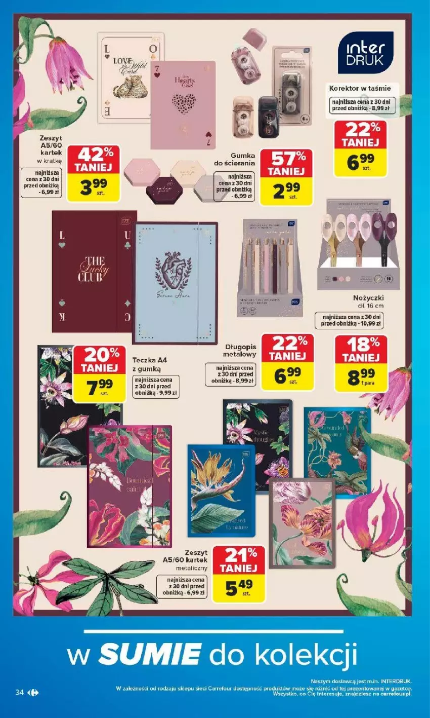Gazetka promocyjna Carrefour - Gazetka Carrefour SZKOŁA nowy sezon - ważna 27.07 do 12.09.2026 - strona 35 - produkty: Długopis, Noż, Nożyczki