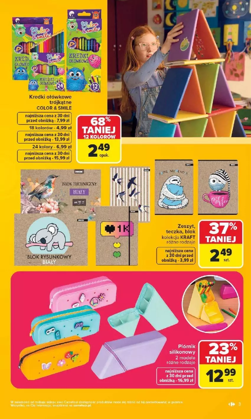 Gazetka promocyjna Carrefour - Gazetka Carrefour SZKOŁA nowy sezon - ważna 27.07 do 12.09.2026 - strona 4 - produkty: Fa