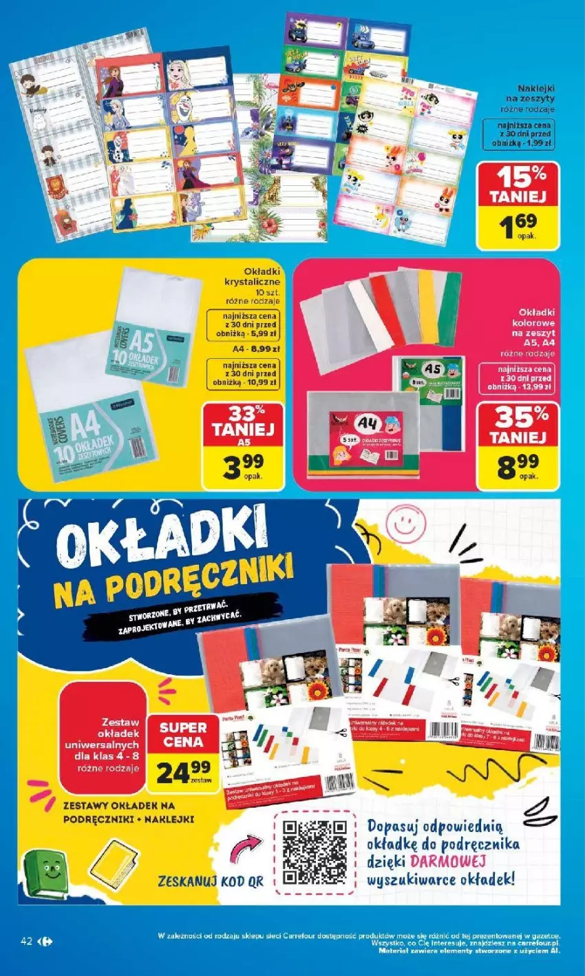 Gazetka promocyjna Carrefour - Gazetka Carrefour SZKOŁA nowy sezon - ważna 27.07 do 12.09.2026 - strona 43 - produkty: Klej, Ręcznik