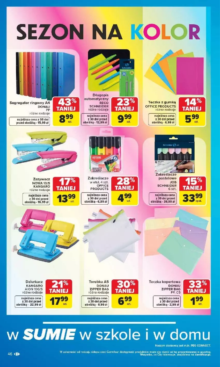 Gazetka promocyjna Carrefour - Gazetka Carrefour SZKOŁA nowy sezon - ważna 27.07 do 12.09.2026 - strona 47 - produkty: Długopis, Torebka
