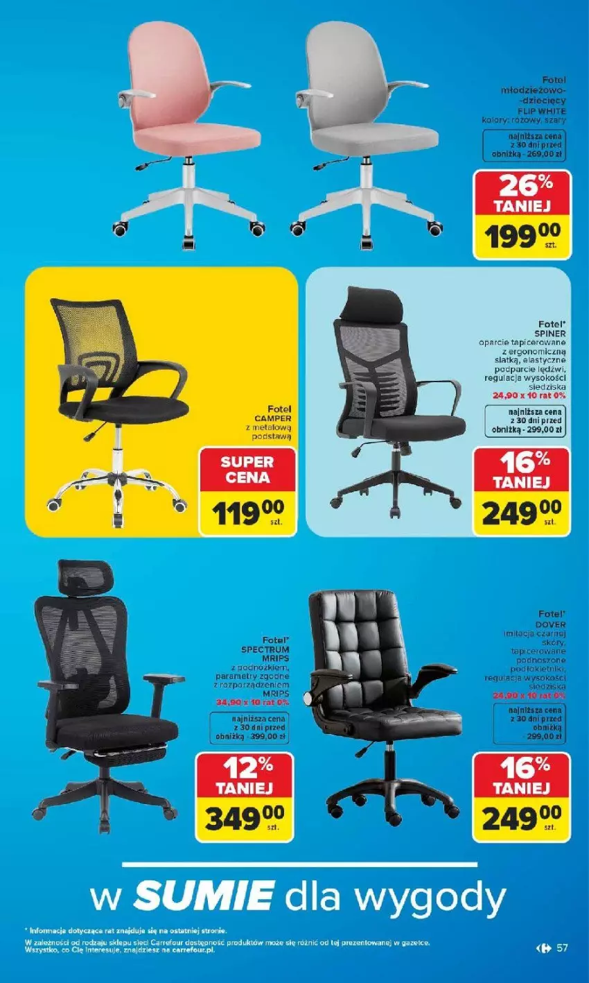 Gazetka promocyjna Carrefour - Gazetka Carrefour SZKOŁA nowy sezon - ważna 27.07 do 12.09.2026 - strona 58 - produkty: Dove, Fotel, LG, Rum, Sok