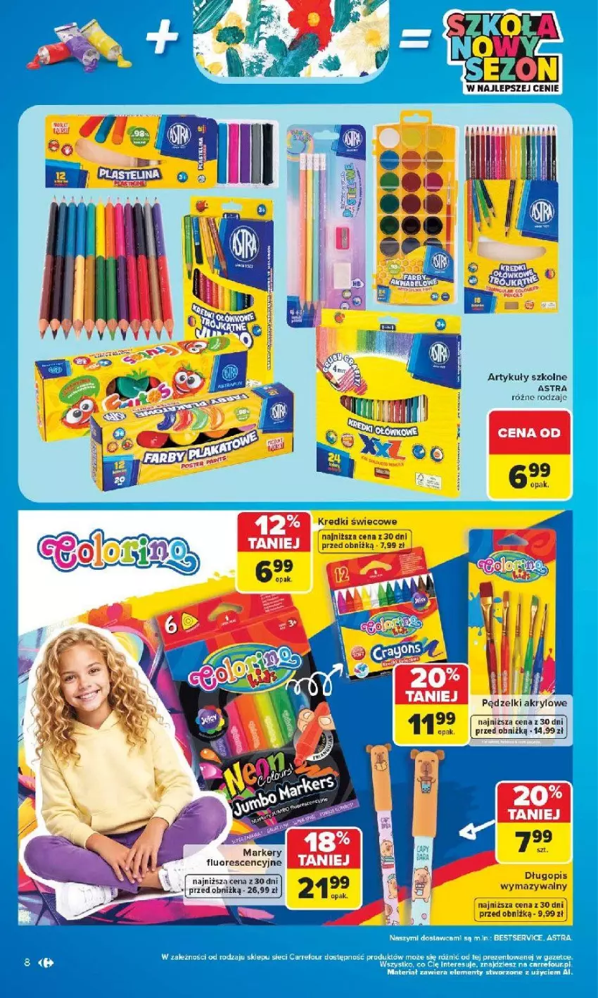 Gazetka promocyjna Carrefour - Gazetka Carrefour SZKOŁA nowy sezon - ważna 27.07 do 12.09.2026 - strona 9 - produkty: Marker