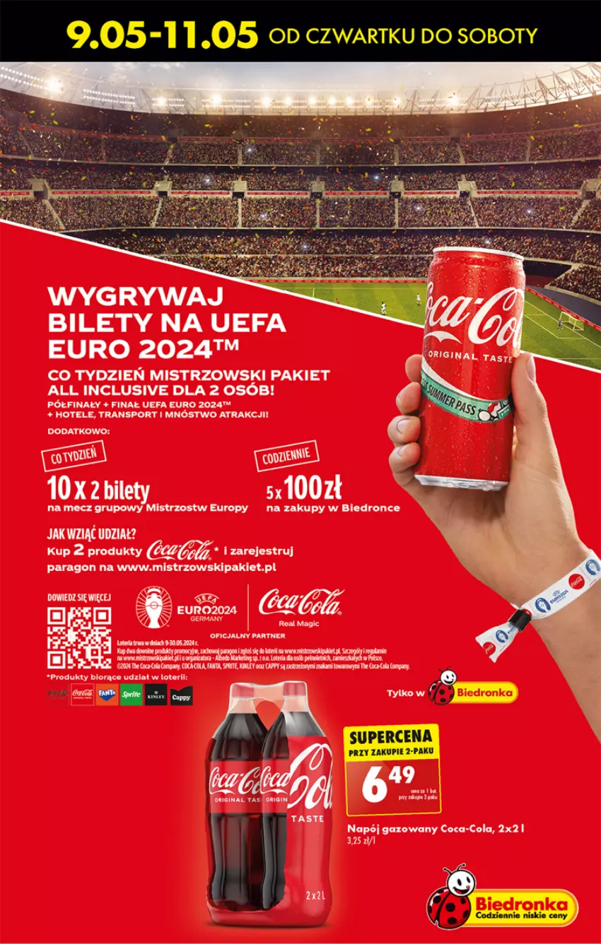 Gazetka promocyjna Biedronka - Od Środy - ważna 15.05 do 18.05.2024 - strona 48 - produkty: Coca-Cola, Fa, Gry, Napój, Napój gazowany, Por, Sport, Tran