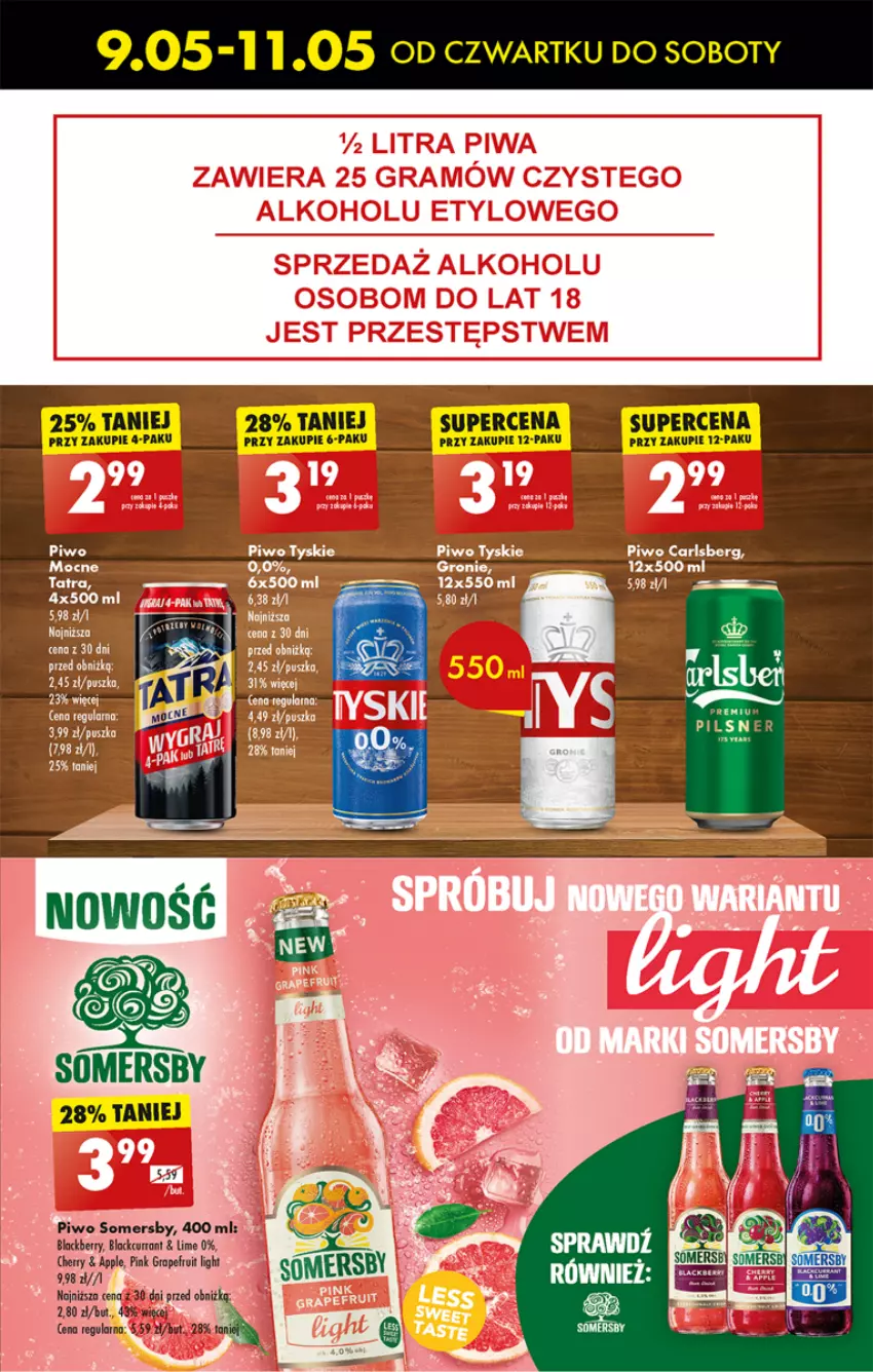 Gazetka promocyjna Biedronka - Od Środy - ważna 15.05 do 18.05.2024 - strona 51 - produkty: Fa, Gra, Lack, Piwo, Somersby, Tatra