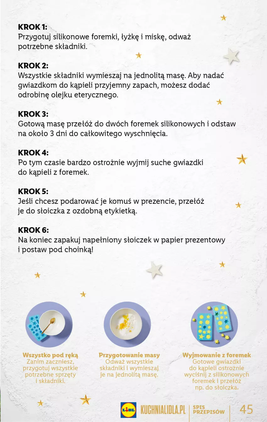 Gazetka promocyjna Lidl - KATALOG DELUXE DIY - ważna 28.11 do 25.12.2022 - strona 45 - produkty: Foremki, Olej, Papier
