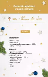 Gazetka promocyjna Lidl - KATALOG DELUXE DIY - Gazetka - ważna od 25.12 do 25.12.2022 - strona 26 - produkty: Piec, Sos, Ser, Sól, Por, Gorgonzola, Gnocchi, Szal, Mascarpone, Szynka, Pieprz, Mąka, Parmezan, Masło, Szpinak, Mleko, Oliwa