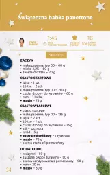 Gazetka promocyjna Lidl - KATALOG DELUXE DIY - Gazetka - ważna od 25.12 do 25.12.2022 - strona 34 - produkty: Drożdże, Sól, Rum, Cukier, Tarta, Mąka, Miód, Rodzynki, Owoce, Mąka pszenna, Masło, Mleko