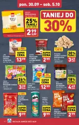 Gazetka promocyjna Aldi - Pełna oferta - Gazetka - ważna od 05.10 do 05.10.2024 - strona 10 - produkty: Orzechy włoskie, Orzeszki, Chipsy, Słonpol, Chupa Chups, Chrupki, Wafle, Popcorn, Pringles, Lizaki, Orzeszki ziemne, Nimm2, Wafle tortowe, Fa