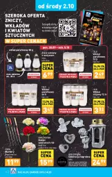 Gazetka promocyjna Aldi - Pełna oferta - Gazetka - ważna od 05.10 do 05.10.2024 - strona 34 - produkty: Sok, Por, Marker, Bukiet, Znicz, Olej, Wkład olejowy