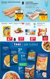 Gazetka promocyjna Stokrotka - Market - Gazetka - ważna od 22.09 do 22.09.2021 - strona 4 - produkty: Lubella, Makaron, Corn flakes, Frosta, Sos, Ryba po grecku, Ryba, Bell, Paluszki rybne, Kopytka, Dega, Lody, Sezam, Rogal, Bella, Kakao, Brzuszki z łososia