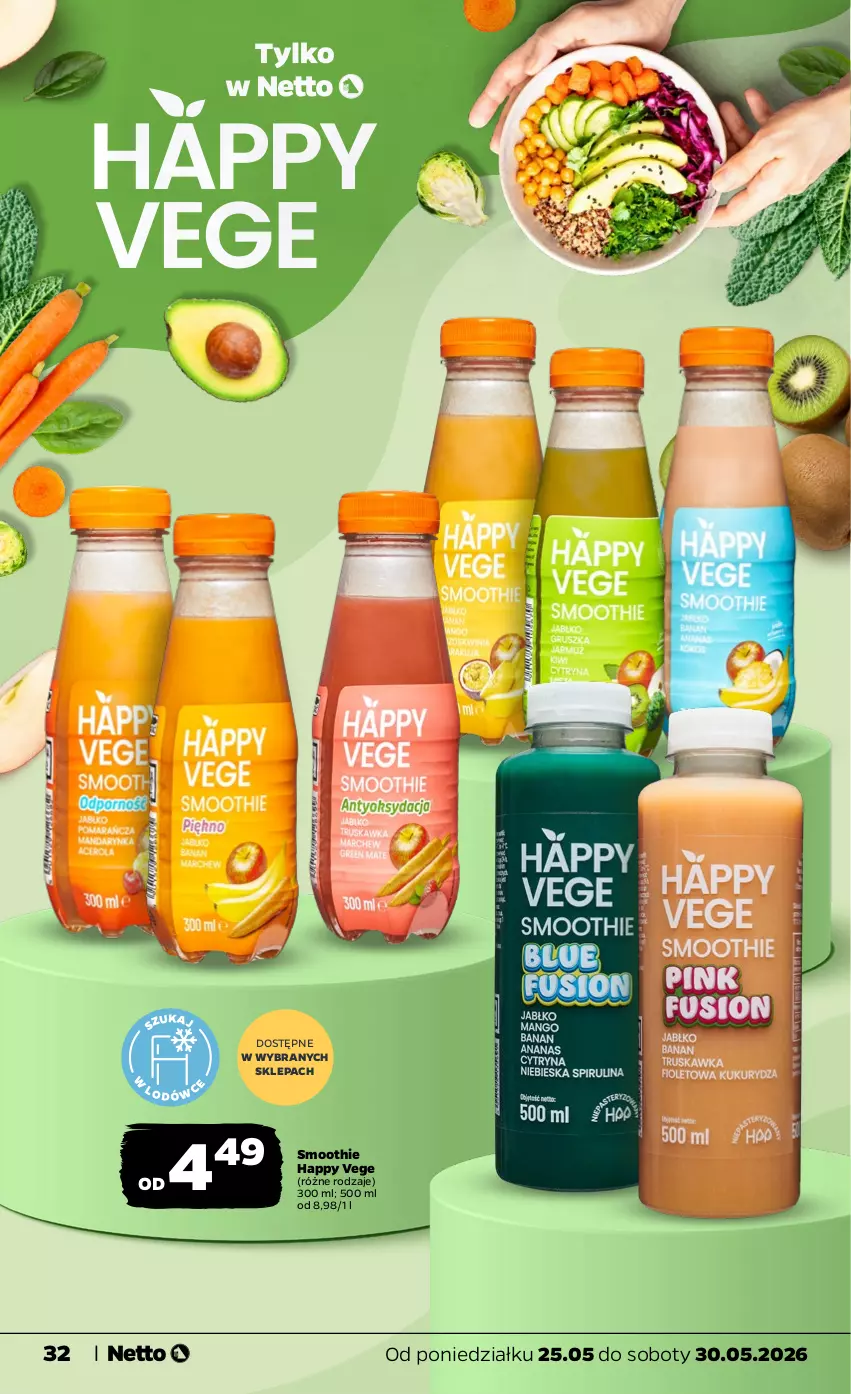 Gazetka promocyjna Netto - Od Poniedziałku - ważna 25.05 do 30.05.2026 - strona 32 - produkty: Smoothie