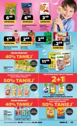 Gazetka promocyjna Netto - Od Poniedziałku - Gazetka - ważna od 30.05 do 30.05.2026 - strona 23 - produkty: Dawtona, Cheetos, Lajkonik, Mus, Gra, Croissant, Chrupki, Rogal, Tymbark, Kubuś Waterrr, Danio, Lorenz, Bruschette, Kubuś, Monster Munch, Napój, Oreo, Nestlé