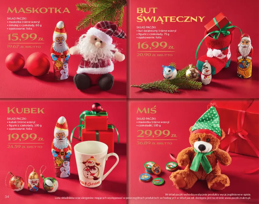 Gazetka promocyjna Makro - Świat prezentów - gotowe kosze i zestawy świąteczne - ważna 16.10 do 23.12.2022 - strona 34 - produkty: Kubek