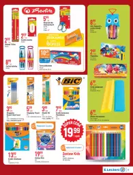 Gazetka promocyjna E Leclerc - Gazetka - ważna od 28.08 do 28.08.2022 - strona 13 - produkty: Noż, BIC, Nożyczki, Długopis, Flamastry, Plastelina, Mars, Fa