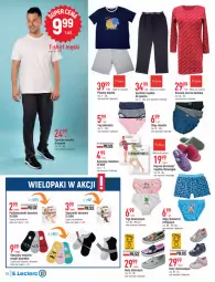 Gazetka promocyjna E Leclerc - Gazetka - ważna od 28.08 do 28.08.2022 - strona 4 - produkty: Top, Ser, Kapcie, Buty, Karp, T-shirt, Rajstopy, Skarpetki, Slipy, Dzieci, Figi, Bokserki