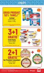 Gazetka promocyjna PoloMarket - Gazetka pomocyjna - Gazetka - ważna od 16.01 do 16.01.2024 - strona 5 - produkty: Ser, Por, Gra, Danone, Président, Actimel, Serek, Camembert, Danio