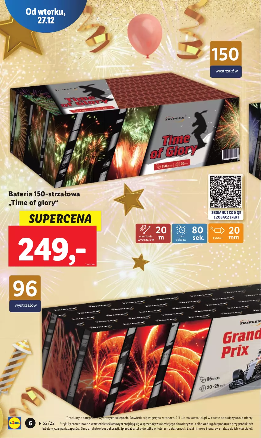 Gazetka promocyjna Lidl - GAZETKA - ważna 27.12 do 31.12.2022 - strona 6 - produkty: Bateria, Sok, Strzałów