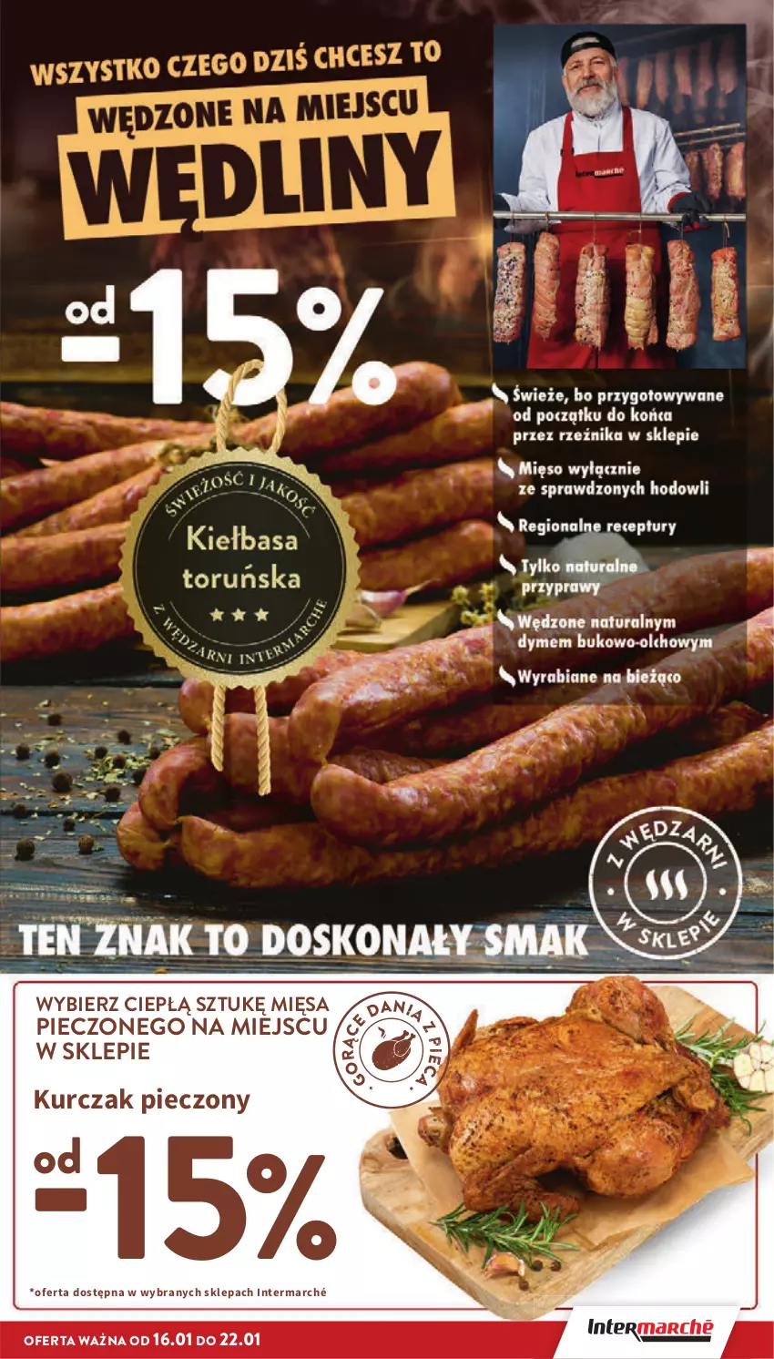 Gazetka promocyjna Intermarche - ważna 16.01 do 22.01.2025 - strona 17 - produkty: Kurczak, Piec