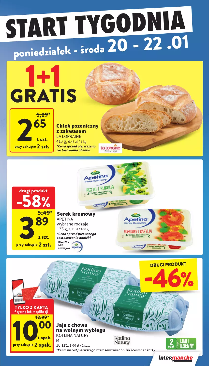 Gazetka promocyjna Intermarche - ważna 16.01 do 22.01.2025 - strona 39 - produkty: Chleb, Gra, Jaja, Kotlin, Ser, Serek