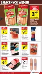 Gazetka promocyjna Intermarche - Gazetka - ważna od 22.01 do 22.01.2025 - strona 19 - produkty: Kurczak, Krakus, Parówki sokoliki, Sok, Ser, Sokołów, Kurczak gotowany, Bell, Parówki, Pasztet, Duda, Szynka, Frankfurterki, Kabanos