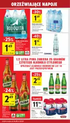 Gazetka promocyjna Intermarche - Gazetka - ważna od 22.01 do 22.01.2025 - strona 34 - produkty: Piwa, Piwo, Mus, Gra, Szyna, Woda mineralna, Woda, Harnaś, Cisowianka