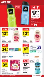 Gazetka promocyjna Intermarche - Gazetka - ważna od 22.01 do 22.01.2025 - strona 37 - produkty: Corega, Płyn do płukania jamy ustnej, Listerine, Pasta do zębów, Adidas, Discreet, Płyn do płukania, Szampon, Odżywka, Elmex, Wkładki