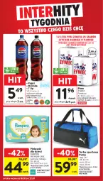 Gazetka promocyjna Intermarche - Gazetka - ważna od 22.01 do 22.01.2025 - strona 6 - produkty: Piwa, Piwo, Puma, Por, Gra, Pampers, Mirinda, Pepsi, Torba, Sport, Dzieci