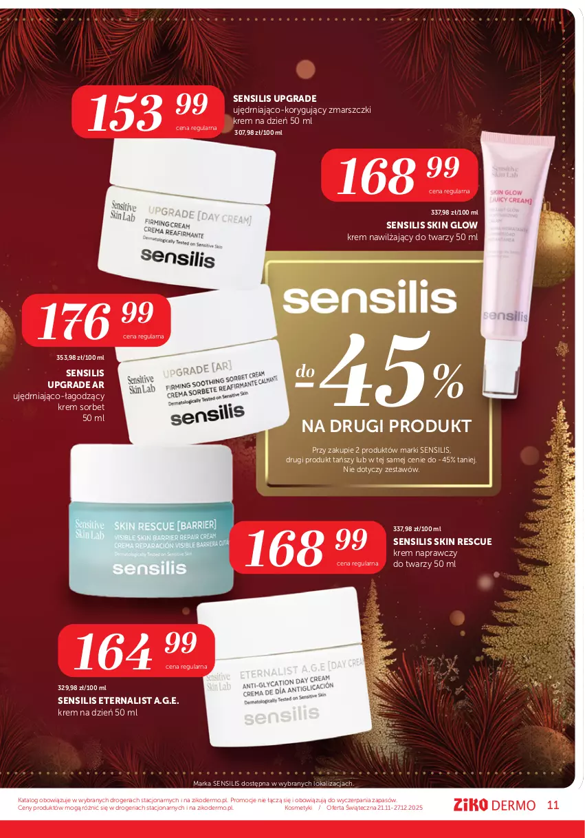 Gazetka promocyjna Ziko - Gazetka Ziko Dermo - ważna 21.11 do 27.12.2025 - strona 11 - produkty: Gra, Krem na dzień, Krem nawilżający, Mars