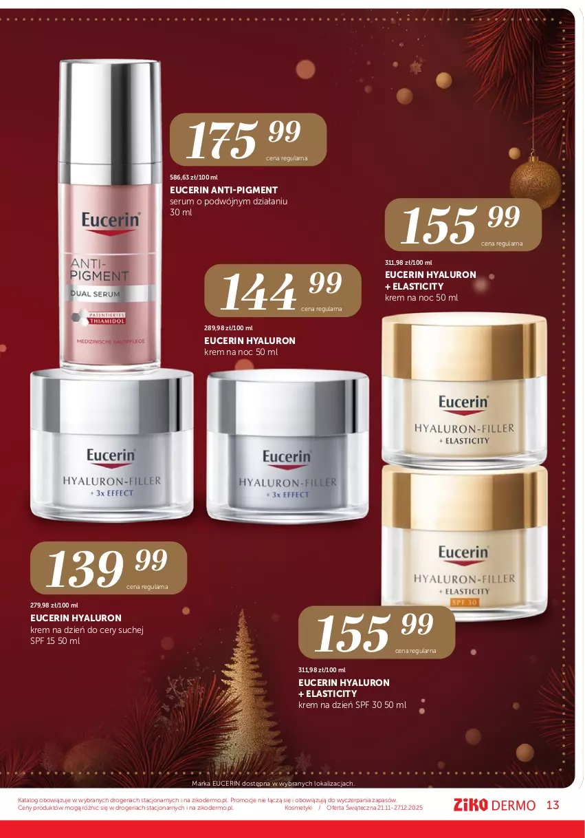 Gazetka promocyjna Ziko - Gazetka Ziko Dermo - ważna 21.11 do 27.12.2025 - strona 13 - produkty: Krem na dzień, Krem na noc, Rum, Ser, Serum