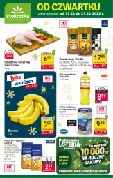 Gazetka promocyjna Stokrotka - Supermarket - Gazetka - ważna od 23.11 do 23.11.2022 - strona 1 - produkty: Kurczak, Tchibo, Lubella, Banany, Makaron, Bell, Beskidzki, Kawa, Olej rzepakowy, Bella, Olej, Lisner