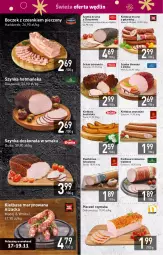 Gazetka promocyjna Stokrotka - Supermarket - Gazetka - ważna od 23.11 do 23.11.2022 - strona 4 - produkty: Piec, Chrzan, Sok, Pieczeń rzymska, Sokołów, Kiełbasa krakowska, Pasztet, Duda, Szynka, Kiełbasa krucha, Morliny, Boczek, Gala, Kiełbasa, Olewnik, HP, Fa