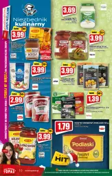 Gazetka promocyjna Topaz - Gazetka - Gazetka - ważna od 08.12 do 08.12.2021 - strona 10 - produkty: Chrzan, Oliwki zielone, Top, Sok, Oliwki, Papryka, Winiary, Pasztet, Podlaski, Rolnik, Pudliszki, Pomidory