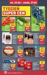Gazetka promocyjna Aldi - Okazje na weekend - Gazetka - ważna od 27.04 do 27.04.2025 - strona 2 - produkty: Kurczak, Polędwica, Sos, Gra, Brie, Parówki, Sati, Lody, Grunt, Pomidory