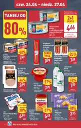 Gazetka promocyjna Aldi - Okazje na weekend - Gazetka - ważna od 27.04 do 27.04.2025 - strona 8 - produkty: Krakus, Ser, Gra, Szynka premium, Zott, Kiełbasa podwawelska, Kiełbaski pieprzowe, Wawel, Golden Seafood, Szynka, Pieprz, Tuńczyk, Deser, Olej, Kiełbasa, Kefir, Milka, Monte
