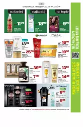 Gazetka promocyjna Drogerie Natura - Gazetka Drogerie Natura - Gazetka - ważna od 31.10 do 31.10.2022 - strona 7 - produkty: Pielęgnacja włosów, Fructis, Elseve, Top, Pantene, Maska do włosów, Schauma, Szampon, Peeling, Garnier, Odżywka, Suchy szampon, Maska, Fa