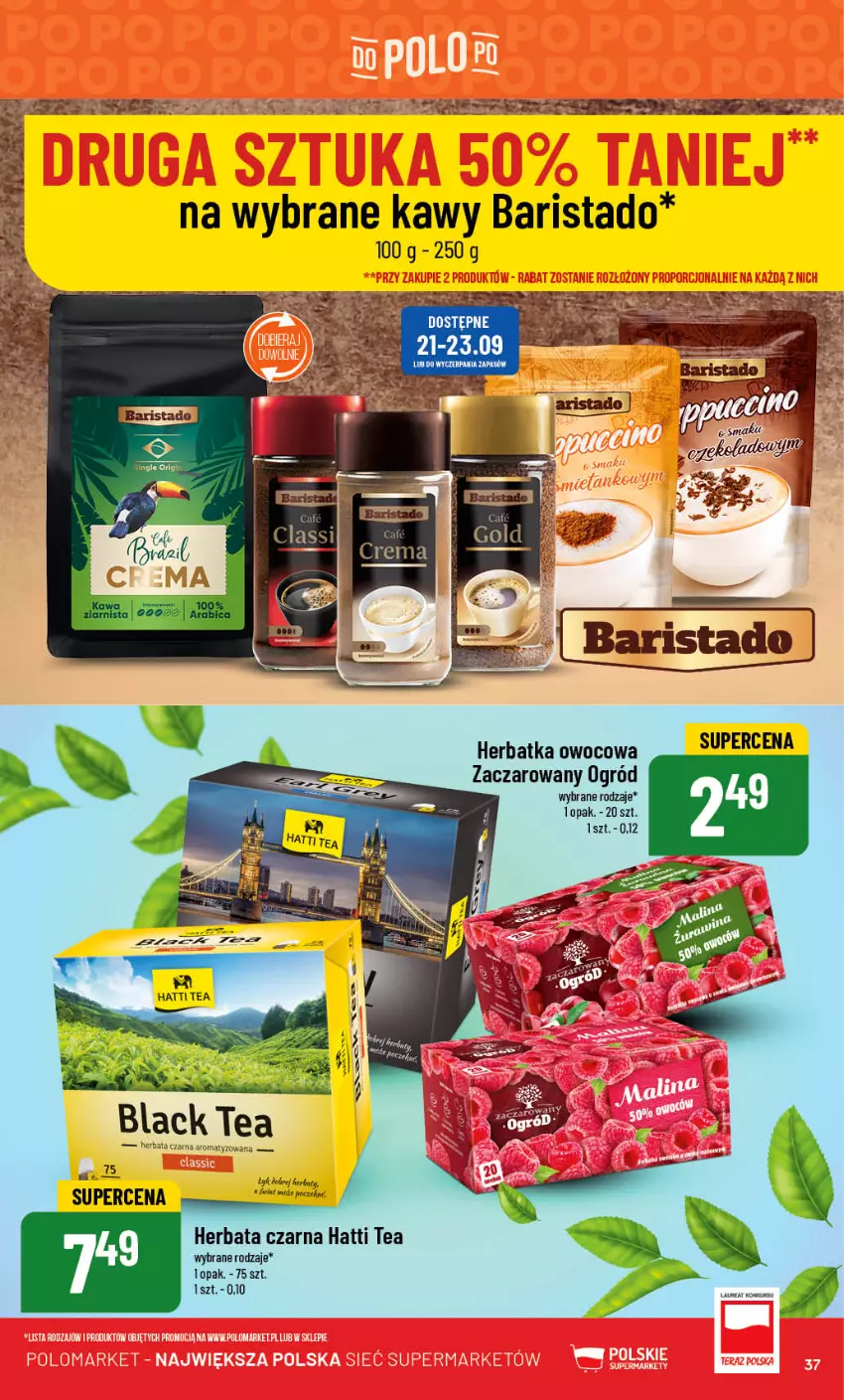Gazetka promocyjna PoloMarket - Gazetka pomocyjna - ważna 20.09 do 26.09.2023 - strona 37 - produkty: Herbata, Herbata czarna, Lack, Ogród