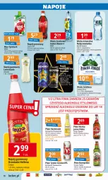 Gazetka promocyjna E Leclerc - Gazetka - ważna od 20.07 do 20.07.2024 - strona 10 - produkty: Piwo, Nałęczowianka, Mus, Lemoniada, Namysłów, Coca-Cola, Tyskie, Warka, LANA, Hellena, Napój gazowany, Woda mineralna, Woda, Napój, LG