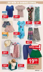 Gazetka promocyjna E Leclerc - Gazetka - ważna od 20.07 do 20.07.2024 - strona 19 - produkty: Spódnica, Ryba, Szorty, T-shirt, Spodnie, Sukienka, Fa