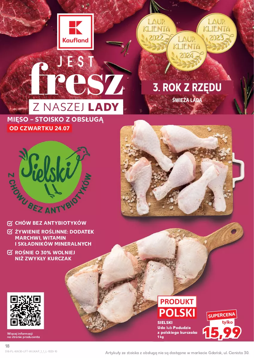 Gazetka promocyjna Kaufland - Gazetka tygodnia - ważna 24.07 do 30.07.2025 - strona 18 - produkty: Kurczak, Mięso