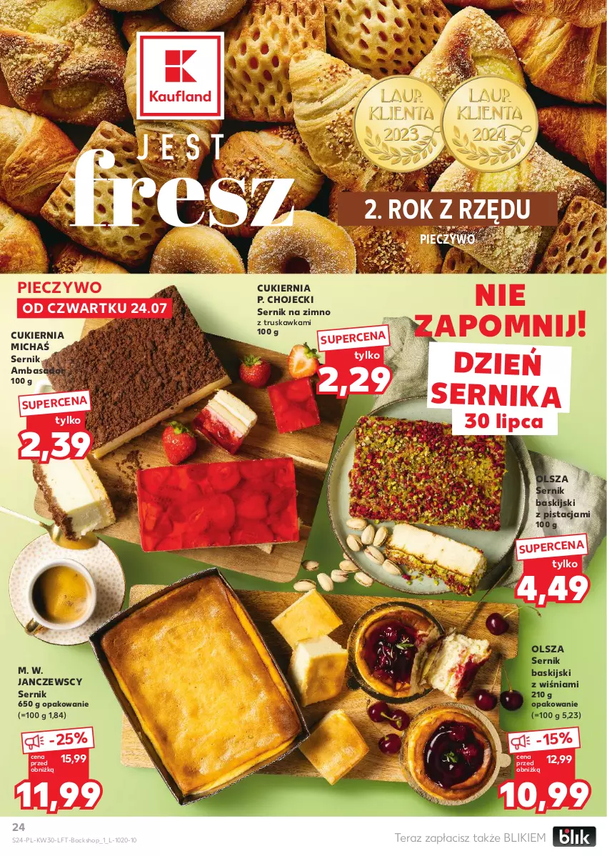 Gazetka promocyjna Kaufland - Gazetka tygodnia - ważna 24.07 do 30.07.2025 - strona 24 - produkty: Cukier, Piec, Pieczywo, Ser, Tera