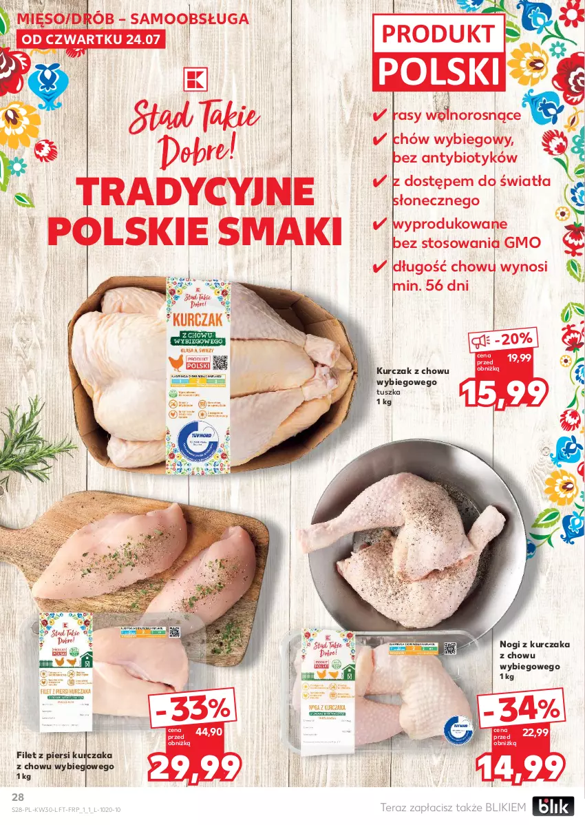 Gazetka promocyjna Kaufland - Gazetka tygodnia - ważna 24.07 do 30.07.2025 - strona 28 - produkty: Drób, Filet z piersi kurczaka, Kurczak, Mięso, Tera, Tusz