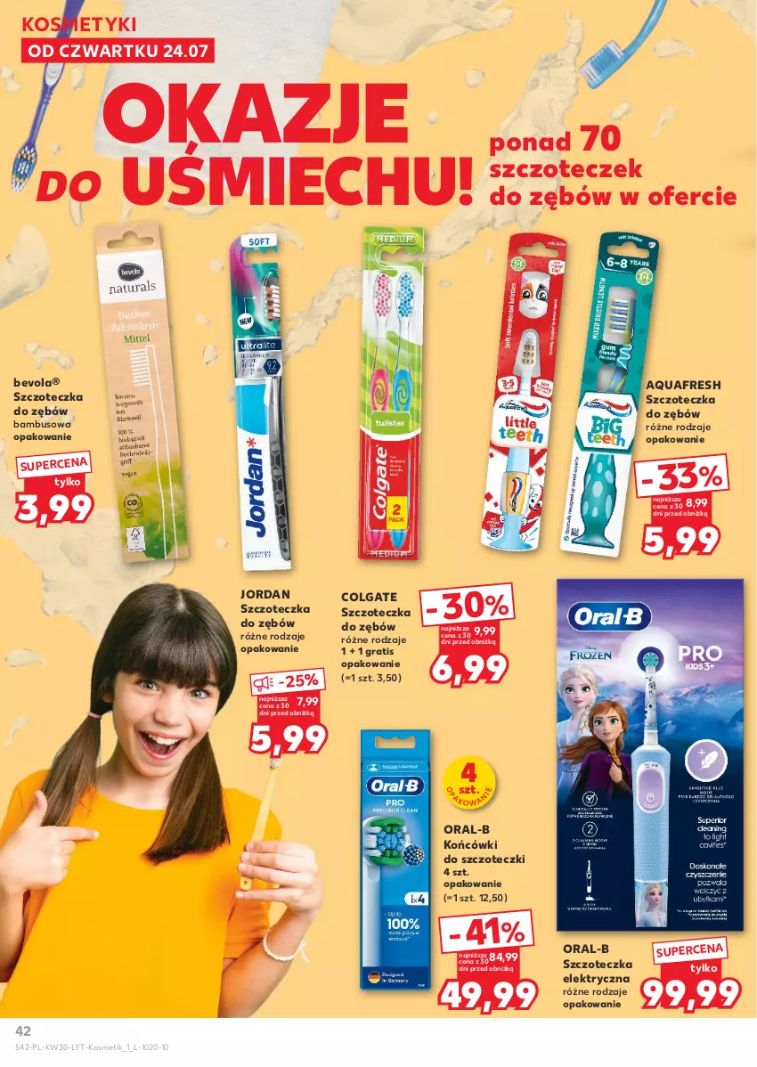 Gazetka promocyjna Kaufland - Gazetka tygodnia - ważna 24.07 do 30.07.2025 - strona 42 - produkty: Aquafresh, Colgate, Gra, Końcówki do szczoteczk, LG, Szczoteczka, Szczoteczka do zębów