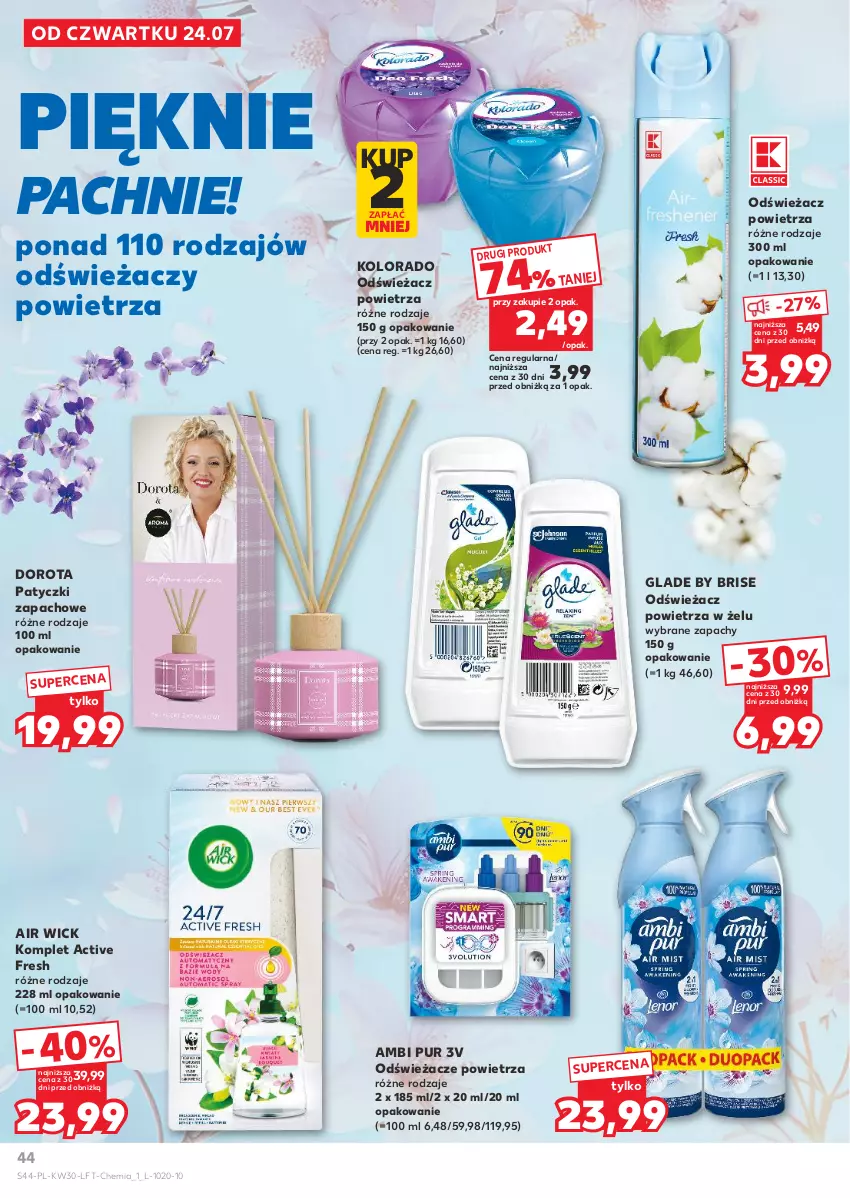Gazetka promocyjna Kaufland - Gazetka tygodnia - ważna 24.07 do 30.07.2025 - strona 44 - produkty: Air Wick, Ambi Pur, Kolorado, Odświeżacz powietrza, Pur