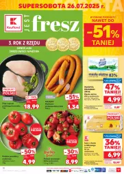 Gazetka promocyjna Kaufland - Gazetka tygodnia - Gazetka - ważna od 30.07 do 30.07.2025 - strona 10 - produkty: Kurczak, Warzywa, Jaja, Truskawki, Kiełbasa podwawelska, Wawel, Owoce, Grunt, Masło, Kiełbasa, Pomidory